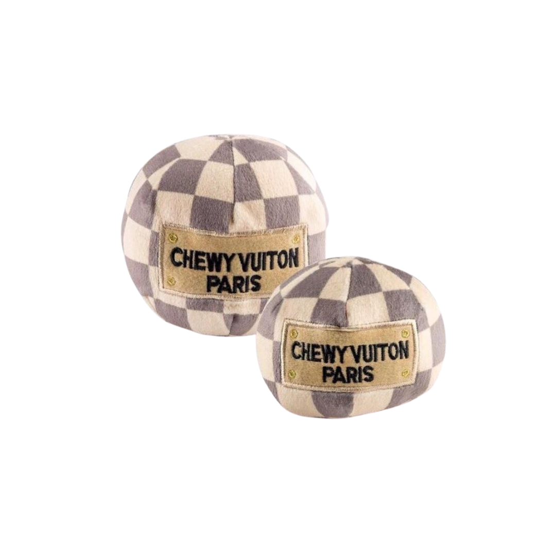 Chewy Vuitton Ball dog toy