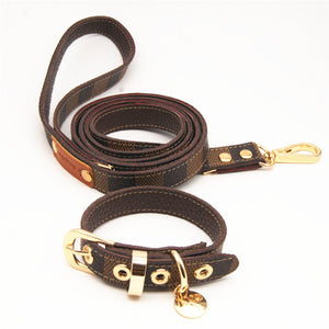 Squares Collar & Leash Set for Dogs