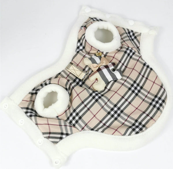 Barkberry Plaid Harness for Dogs