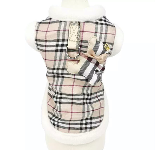 Barkberry Plaid Harness for Dogs