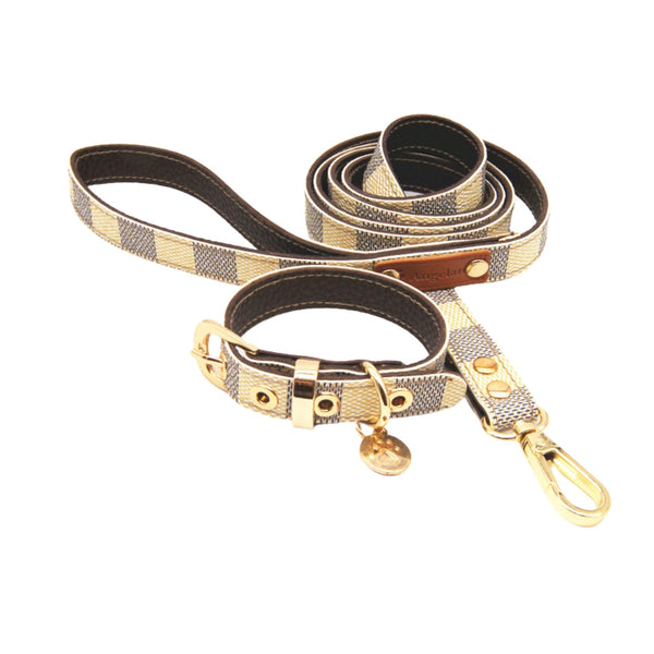 Squares Collar & Leash Set for Dogs