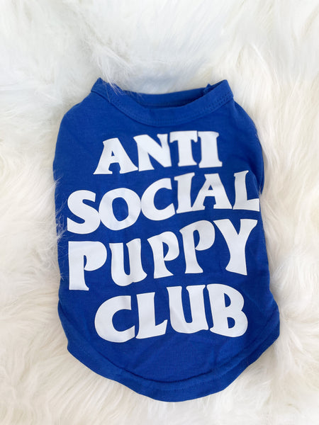 Anti Social Puppy Club T-Shirt for Dogs
