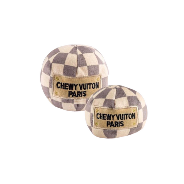 Chewy Vuiton Ball Squeaky Toy for Dogs