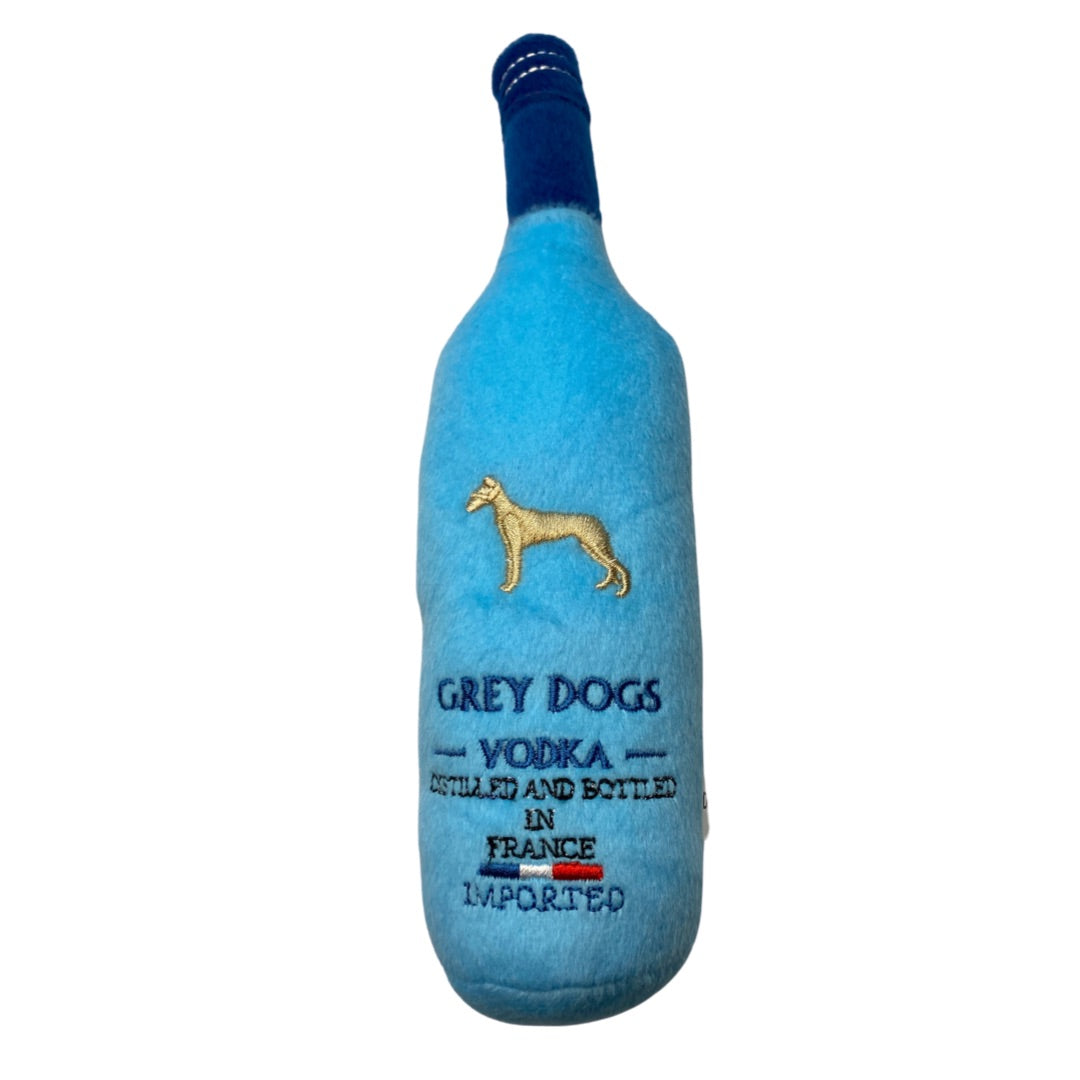 Grey Dog Vodka Squeaky Dog Toy