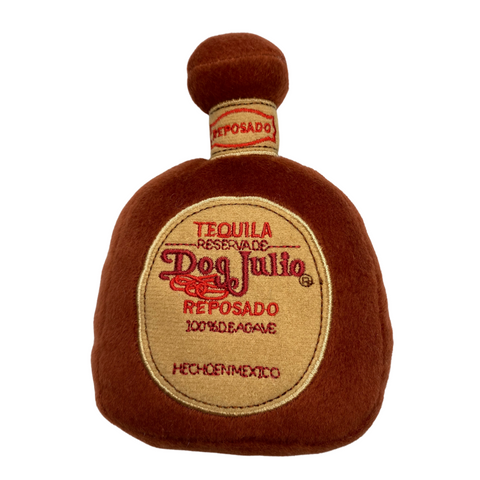 Dog Julio Tequila Squeaky Dog Toy