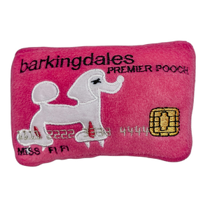 Barkingdales Credit Card Squeaky Dog Toy